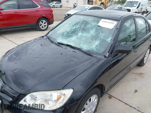 2005 Honda Civic LX z VIN 2HGES16515H598371, wystawiony jako IAAI lot #41875459 z przebiegiem 219 811 mil mil oraz . Historia ofert i sprzedaży dostępna na DreamBid. Obrazek 6.