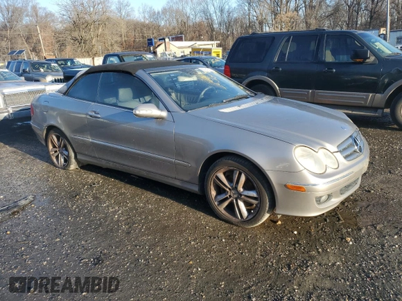 2006 Mercedes-Benz CLK 350 with VIN WDBTK56H06F190372, listed as a Copart auction lot 83021914 with 169,306 mi miles and Salvage Title. Bid and sale history available at DreamBid. Image 4.