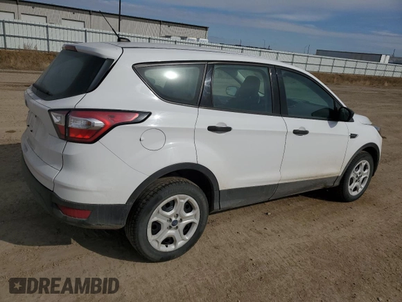 2018 Ford Escape S with VIN 1FMCU0F70JUC60202, listed as a Copart auction lot 46696365 with 97,236 mi miles and Salvage Title. Bid and sale history available at carsss.com. Image 3.