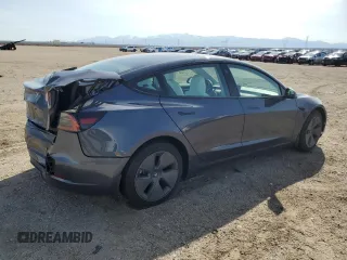 2023 Tesla Model 3 with VIN 5YJ3E1EA8PF648073, listed as a Copart auction lot 49284775 with 20,498 mi miles and Salvage Title. Bid and sale history available at DreamBid. Image 3.