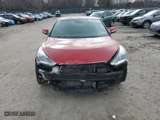 2014 Hyundai Veloster Turbo with VIN KMHTC6AE8EU198906, listed as a Copart auction lot 48309475 with 109,993 mi miles and Salvage Title. Bid and sale history available at carsss.com. Image 5.