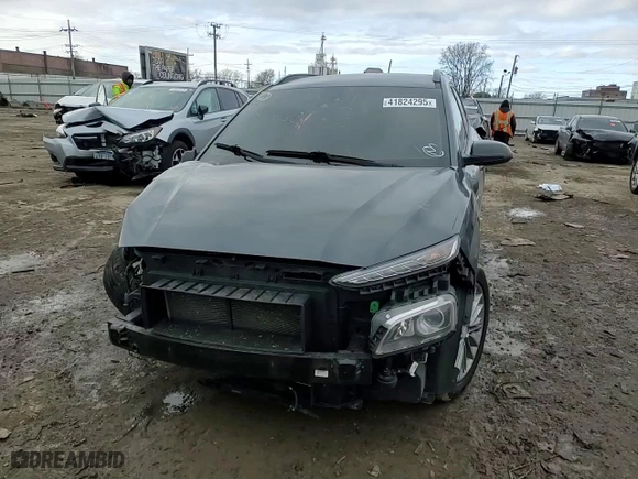 2019 Hyundai Kona SEL with VIN KM8K2CAA5KU251194, listed as a Copart auction lot 41824295 with 0 mi miles and Salvage Title. Bid and sale history available at carsss.com. Image 12.