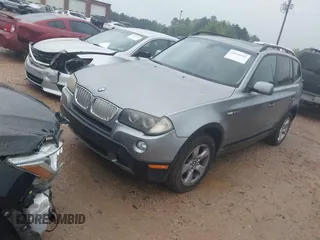 2007 BMW X3 3.0si with VIN WBXPC93487WF20145, listed as a IAAI auction lot 42010442 with 166,715 mi miles. Bid and sale history available at carsss.com. Image 2.
