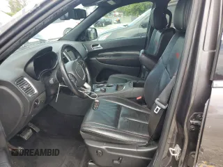2015 Dodge Durango R/T with VIN 1C4SDHCT1FC891781, listed as a Copart auction lot 62664555 with 107,573 mi miles and Salvage title. Bid and sale history available at DreamBid. Image 7.