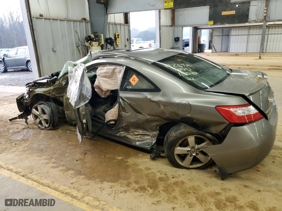 2008 Honda Civic Cpe EX-L with VIN 2HGFG12998H578078, listed as a Copart auction lot 41621285 with 0 mi miles and Salvage Title. Bid and sale history available at carsss.com. Image 2.