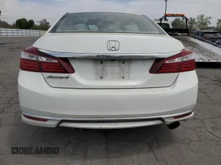 2017 Honda Accord LX with VIN 1HGCR2F34HA229188, listed as a Copart auction lot 53158835 with 163,258 mi miles and Salvage Title. Bid and sale history available at carsss.com. Image 6.