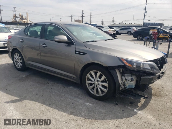 2015 Kia Optima EX with VIN 5XXGN4A78FG357176, listed as a Copart auction lot 52031985 with 99,372 mi miles and Salvage Title. Bid and sale history available at carsss.com. Image 4.