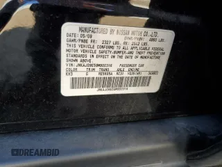 2009 Infiniti EX Journey with VIN JNKAJ09E59M900316, listed as a Copart auction lot 79528024 with 78,447 mi miles and Salvage Title. Bid and sale history available at DreamBid. Image 13.