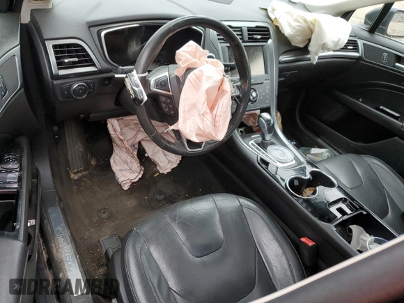 2014 Ford Fusion Titanium with VIN 3FA6P0K91ER301827, listed as a Copart auction lot 45704085 with 154,251 mi miles and Salvage Title. Bid and sale history available at DreamBid. Image 8.