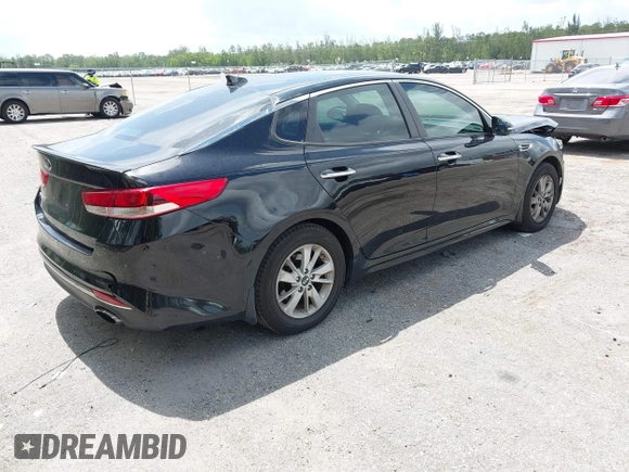 2017 Kia Optima LX with VIN 5XXGT4L39HG139895, listed as a IAAI auction lot 42495343 with 105,346 mi miles and . Bid and sale history available at DreamBid. Image 4.