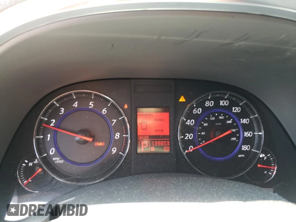 2010 Infiniti FX with VIN JN8AS1MUXAM801146, listed as a Copart auction lot 54767945 with 139,853 mi miles and Salvage title. Bid and sale history available at DreamBid. Image 9.
