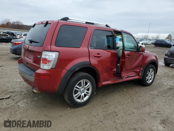 2010 Mercury Mariner Premier with VIN 4M2CN9HG0AKJ04654, listed as a Copart auction lot 80579264 with 185,653 mi miles and Clean Title. Bid and sale history available at carsss.com. Image 3.