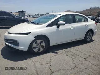 2015 Honda Civic LX z VIN 2HGFB2F54FH516533, wystawiony jako Copart lot #60166805 z przebiegiem 165 705 mil mil oraz Szkoda całkowita • Salvage title. Historia ofert i sprzedaży dostępna na DreamBid. Obrazek 1.