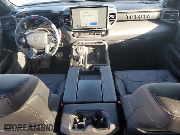 2024 Toyota Tundra TRD Pro Hybrid with VIN 5TFPC5DB0RX077194, listed as a Copart auction lot 42819155 with 16,387 mi miles and Salvage title. Bid and sale history available at DreamBid. Image 8.