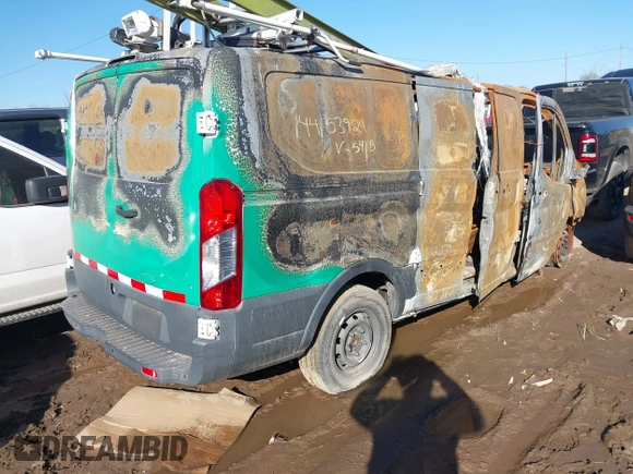 2015 Ford Transit Cargo with VIN 1FTNR1ZMXFKA45418, listed as a IAAI auction lot 41585352 with Not Provided miles and . Bid and sale history available at DreamBid. Image 4.