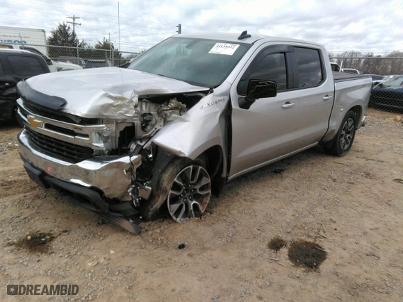 2020 Chevrolet Silverado 1500 LT with VIN 3GCUYDED2LG121402, listed as a IAAI auction lot 41139322 with 132,462 mi miles. Bid and sale history available at carsss.com. Image 17.