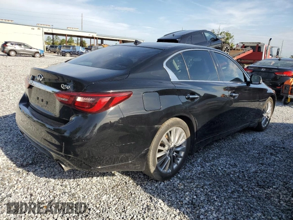 2018 Infiniti Q50 Luxe с VIN JN1EV7AP4JM350109, выставлен на аукционе Copart как лот 61530995 с пробегом 111 354 миль миль и Чистый • Clean title. История ставок и продаж доступна на DreamBid. Изображение 3.