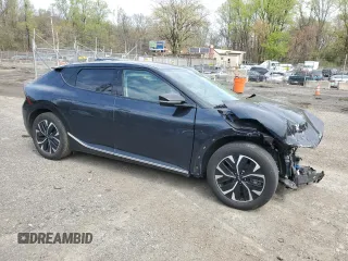 2024 Kia EV6 Wind with VIN KNDC3DLC8R5211562, listed as a Copart auction lot 52873225 with 17,517 mi miles and Salvage Title. Bid and sale history available at carsss.com. Image 4.