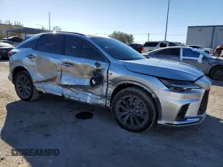 2025 Lexus RX with VIN 2T2BCMEAXSC021015, listed as a Copart auction lot 42031105 with 249 mi miles and Salvage Title. Bid and sale history available at carsss.com. Image 4.