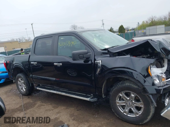 2022 Ford F-150 XL with VIN 1FTFW1E58NFB02945, listed as a IAAI auction lot 42013490 with 39,847 mi miles. Bid and sale history available at carsss.com. Image 13.