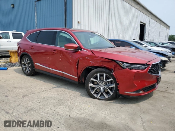 2023 Acura MDX Technology z VIN 5J8YE1H43PL025910, wystawiony jako Copart lot #60610405 z przebiegiem 14 091 mil mil oraz Szkoda całkowita • Salvage title. Historia ofert i sprzedaży dostępna na DreamBid. Obrazek 4.