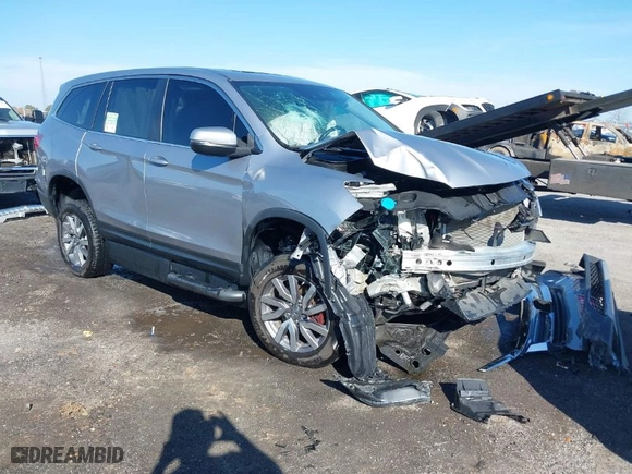 2019 Honda Pilot EX-L with VIN 5FNYF5H5XKB000719, listed as a IAAI auction lot 41491901 with 1 mi miles. Bid and sale history available at carsss.com. Image 1.