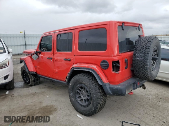 2022 Jeep Wrangler Unlimited Rubicon with VIN 1C4JJXFG9NW126974, listed as a Copart auction lot 88330725 with Not provided miles and Salvage title. Bid and sale history available at DreamBid. Image 2.