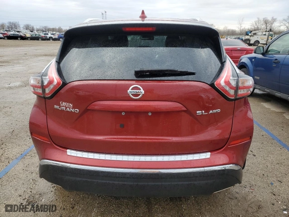 2018 Nissan Murano S with VIN 5N1AZ2MH2JN169684, listed as a Copart auction lot 50338905 with 50,844 mi miles and Salvage Title. Bid and sale history available at carsss.com. Image 6.