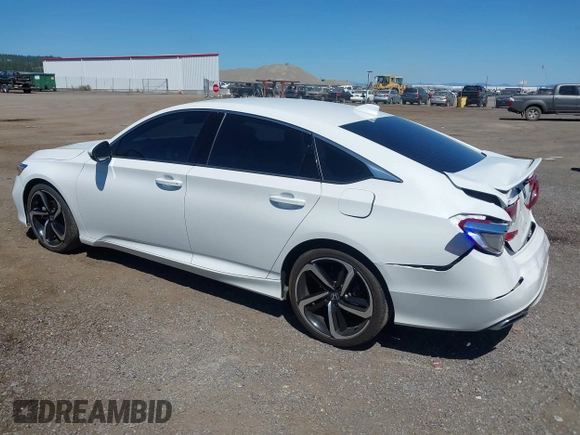 2020 Honda Accord Sport with VIN 1HGCV1F31LA003706, listed as a IAAI auction lot 42626232 with 67,758 mi miles and . Bid and sale history available at DreamBid. Image 3.
