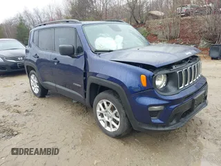 2019 Jeep Renegade Sport z VIN ZACNJBAB0KPJ86602, wystawiony jako IAAI lot #41977374 z przebiegiem 24 951 mil mil oraz . Historia ofert i sprzedaży dostępna na DreamBid. Obrazek 1.