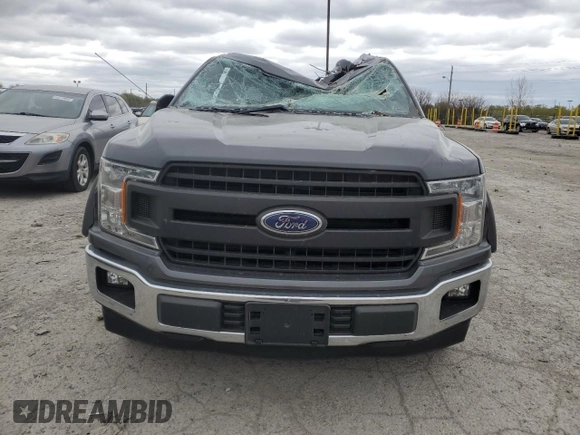 2019 Ford F-150 XL with VIN 1FTEW1CB4KKE45601, listed as a Copart auction lot 53000315 with 107,911 mi miles and Salvage title. Bid and sale history available at DreamBid. Image 5.