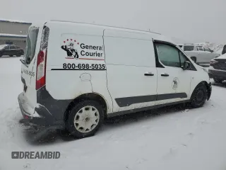 2018 Ford Transit Connect XL with VIN NM0LE7E72J1380058, listed as a Copart auction lot 44032865 with 300,772 mi miles and Salvage title. Bid and sale history available at DreamBid. Image 3.