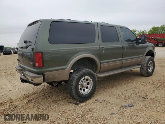 2001 Ford Excursion Limited z VIN 1FMSU43F91EA10949, wystawiony jako Copart lot #51003325 z przebiegiem 252 341 mil mil oraz Szkoda całkowita • Salvage title. Historia ofert i sprzedaży dostępna na DreamBid. Obrazek 3.
