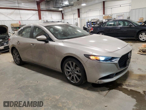 2023 Mazda 3 S Preferred with VIN 3MZBPACM7PM385652, listed as a Copart auction lot 49742275 with 36,917 mi miles and Clean Title. Bid and sale history available at DreamBid. Image 4.