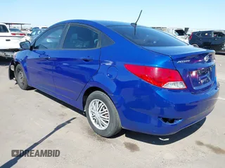 2014 Hyundai Accent GLS with VIN KMHCT4AE0EU655857, listed as a IAAI auction lot 41987827 with 172,535 mi miles. Bid and sale history available at carsss.com. Image 3.