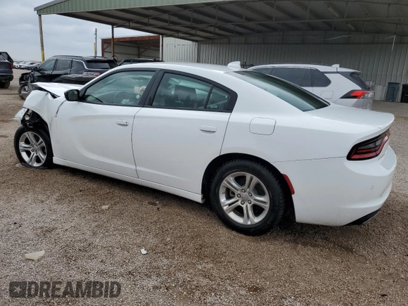 2023 Dodge Charger SXT with VIN 2C3CDXBG3PH563638, listed as a Copart auction lot 52864805 with 55,556 mi miles and Non Repairable. Bid and sale history available at DreamBid. Image 2.