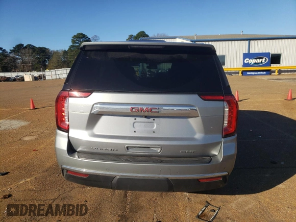 2024 GMC Yukon SLT with VIN 1GKS1BKD3RR200997, listed as a Copart auction lot 86341684 with 32,104 mi miles and Salvage Title. Bid and sale history available at carsss.com. Image 6.