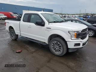 2018 Ford F-150 XL with VIN 1FTFX1E55JFB68361, listed as a Copart auction lot 55599775 with 202,826 mi miles and Clean Title. Bid and sale history available at carsss.com. Image 4.