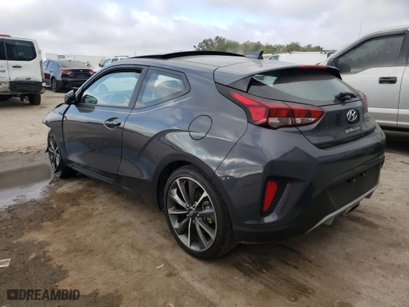 2020 Hyundai Veloster 2.0 with VIN KMHTG6AF3LU028964, listed as a Copart auction lot 42565633 with 40,855 mi miles. Bid and sale history available at carsss.com. Image 2.