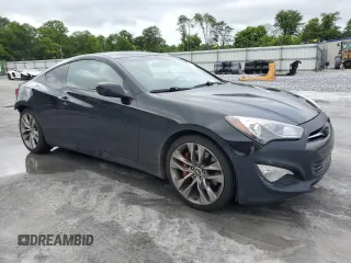 2013 Hyundai Genesis Coupe Grand Touring with VIN KMHHU6KJ7DU098549, listed as a Copart auction lot 57815265 with 115,763 mi miles and Salvage title. Bid and sale history available at DreamBid. Image 4.
