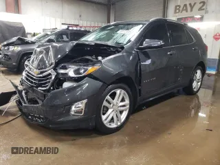 2018 Chevrolet Equinox Premier with VIN 2GNAXVEV7J6259991, listed as a Copart auction lot 50072835 with 46,413 mi miles and Salvage Title. Bid and sale history available at DreamBid. Image 1.