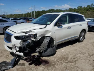 2017 Infiniti QX60 with VIN 5N1DL0MN6HC549786, listed as a Copart auction lot 50256845 with 120,170 mi miles and Salvage Title. Bid and sale history available at carsss.com. Image 1.