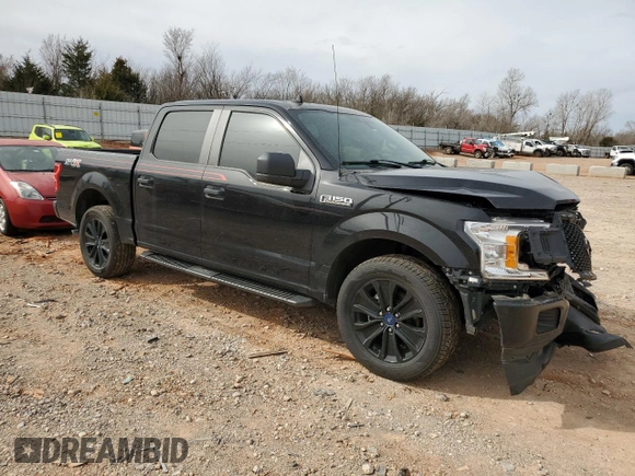2020 Ford F-150 XL with VIN 1FTEW1CP4LFB46986, listed as a Copart auction lot 48200675 with 59,409 mi miles and Salvage Title. Bid and sale history available at carsss.com. Image 4.