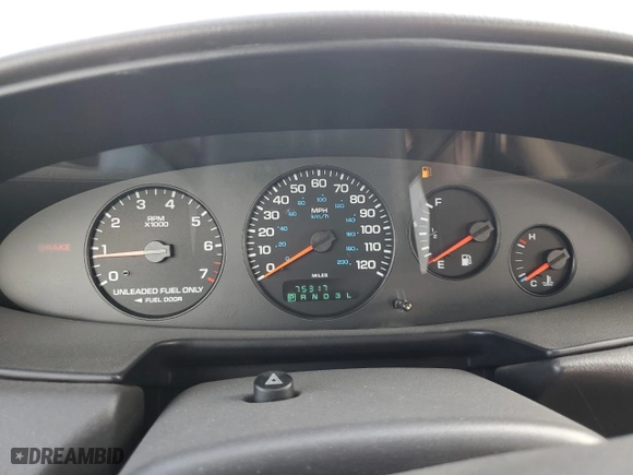 1998 Chrysler Sebring JX with VIN 3C3EL45H3WT276868, listed as a Copart auction lot 75484314 with 75,317 mi miles and Salvage Title. Bid and sale history available at carsss.com. Image 9.