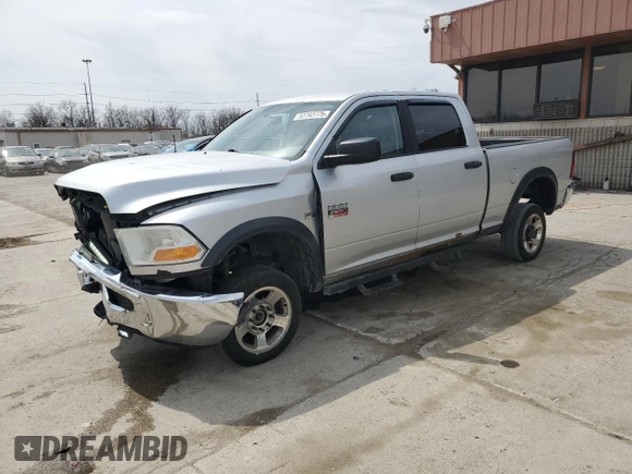 2011 Ram 2500 SLT with VIN 3D7TT2CT8BG578177, listed as a Copart auction lot 52742775 with 176,927 mi miles and Salvage Title. Bid and sale history available at carsss.com. Image 1.