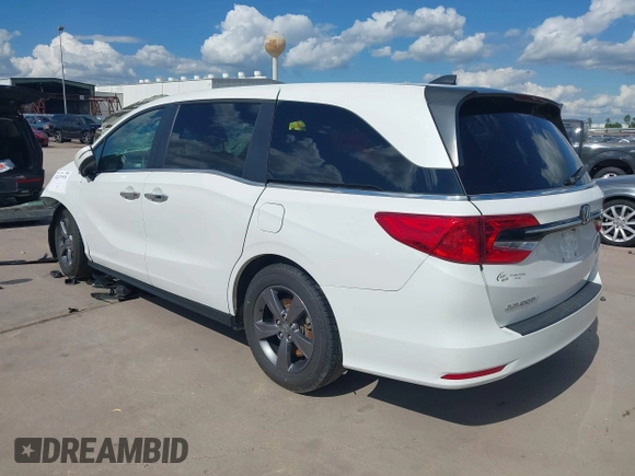2022 Honda Odyssey EX with VIN 5FNRL6H56NB053487, listed as a IAAI auction lot 42237976 with Not provided miles and . Bid and sale history available at DreamBid. Image 3.