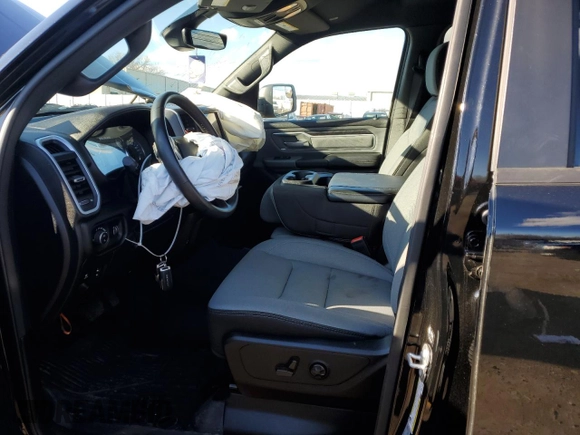 2021 Ram 1500 Big Horn with VIN 1C6RRFBG1MN804298, listed as a Copart auction lot 48227505 with 24,672 mi miles and Salvage Title. Bid and sale history available at carsss.com. Image 7.