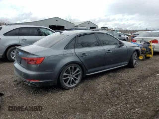 2018 Audi S4 Prestige z VIN WAUC4AF46JA001857, wystawiony jako Copart lot #47186315 z przebiegiem Nie podano mil oraz Szkody całkowita. Historia ofert i sprzedaży dostępna na DreamBid. Obrazek 3.