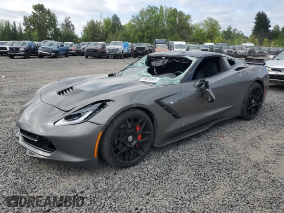 2015 Chevrolet Corvette 2LT with VIN 1G1YD2D79F5102718, listed as a Copart auction lot 70879204 with 85,080 mi miles and Salvage Title. Bid and sale history available at carsss.com. Image 1.