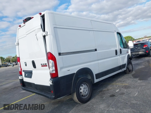 2019 Ram ProMaster Cargo with VIN 3C6TRVBG2KE553793, listed as a IAAI auction lot 42028590 with 72,714 mi miles and . Bid and sale history available at DreamBid. Image 4.